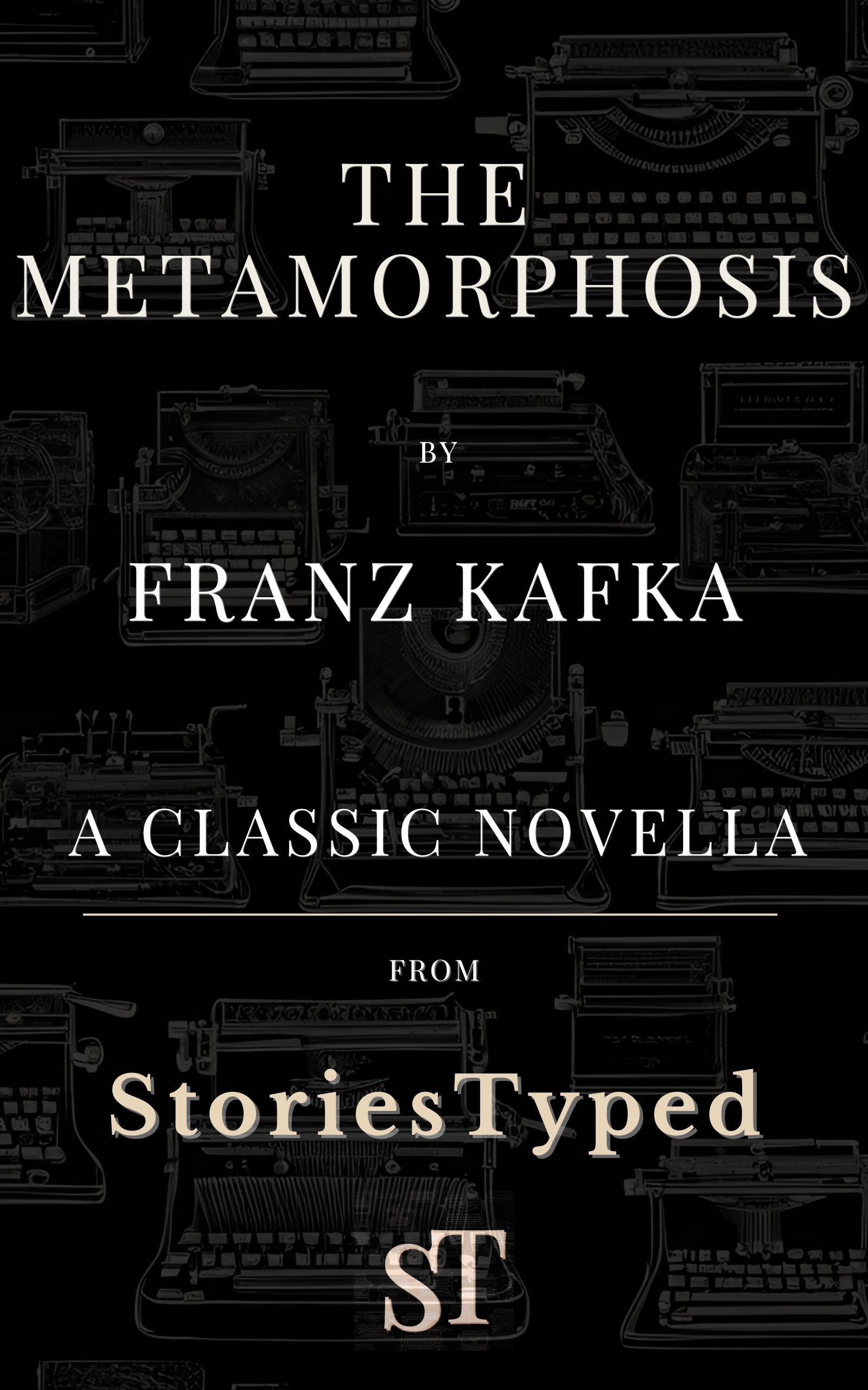 The Metamorphosis StoriesTyped Classic Novel Kindle Cover