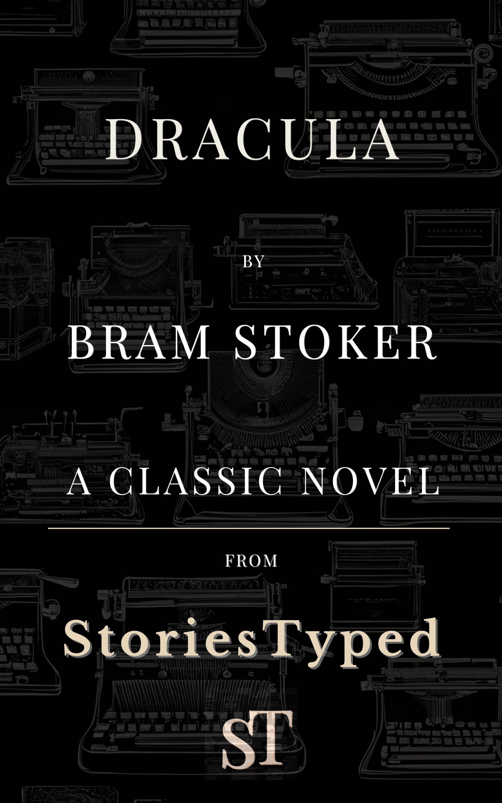 Dracula StoriesTyped Classic Novel Kindle Cover
